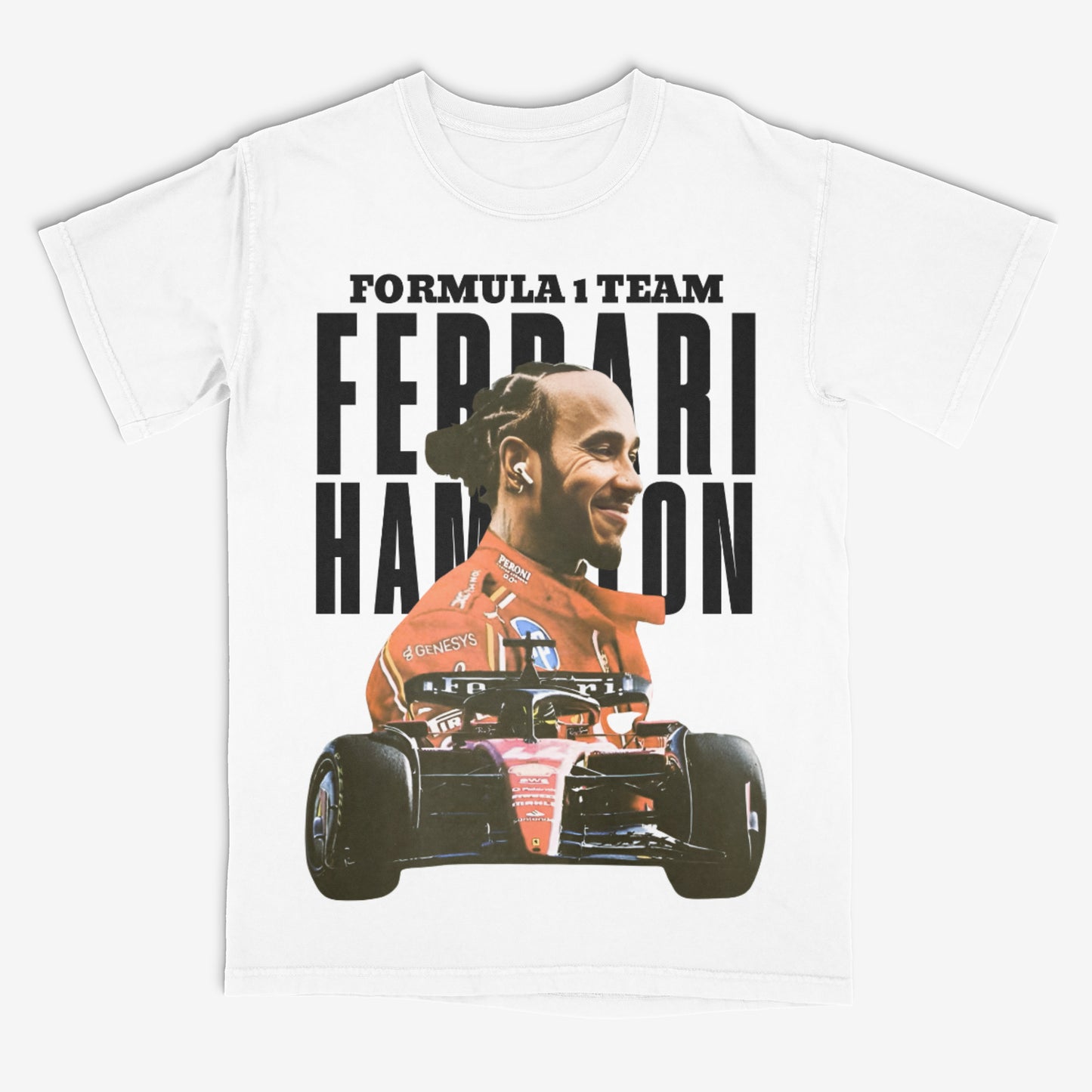 Racing Legends Graphic Tee – Vintage Formula Edition White