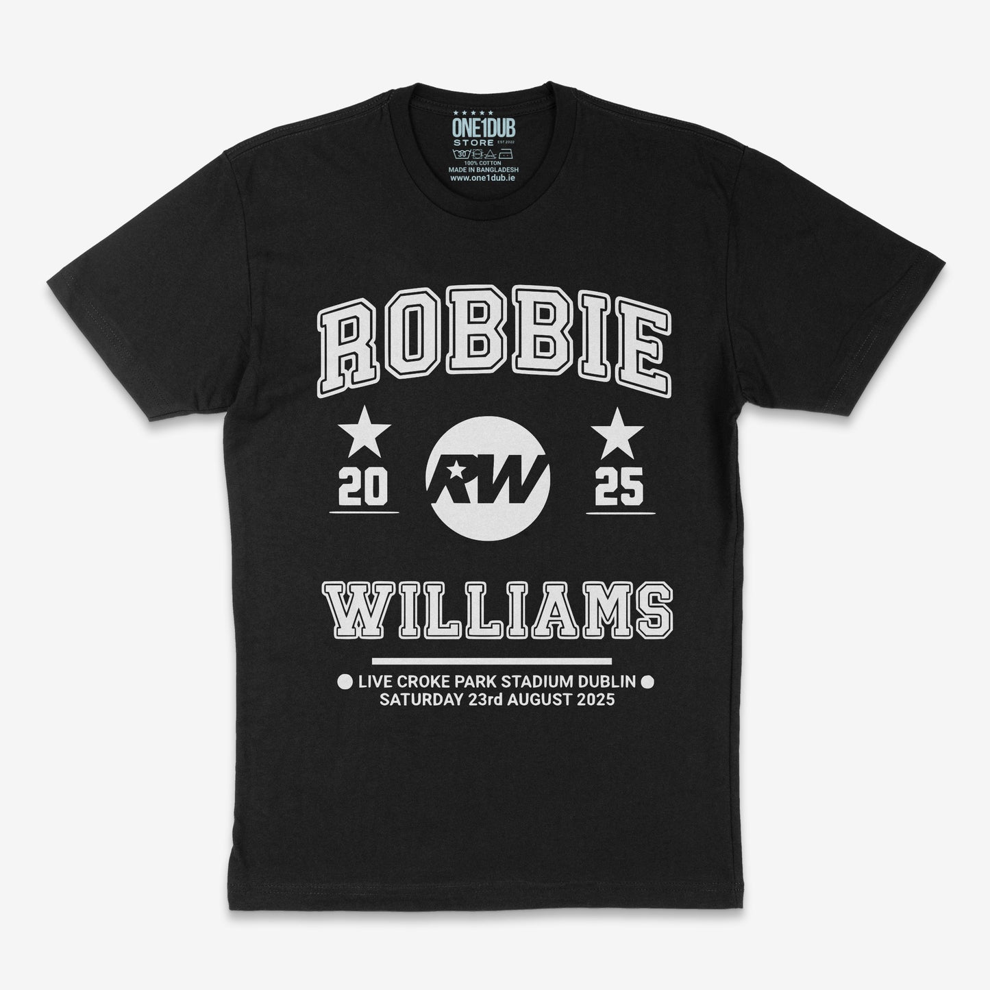 Robbie Live in Dublin 25 – 155g Fashion Tee