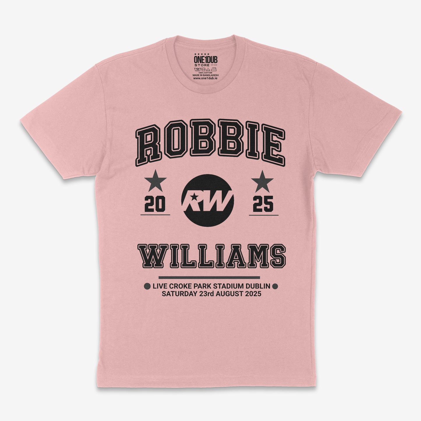 Robbie Live in Dublin 25 – 155g Fashion Tee