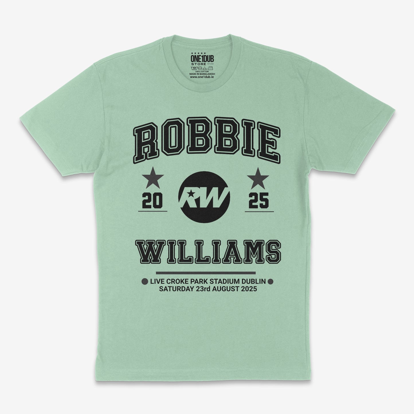 Robbie Live in Dublin 25 – 155g Fashion Tee