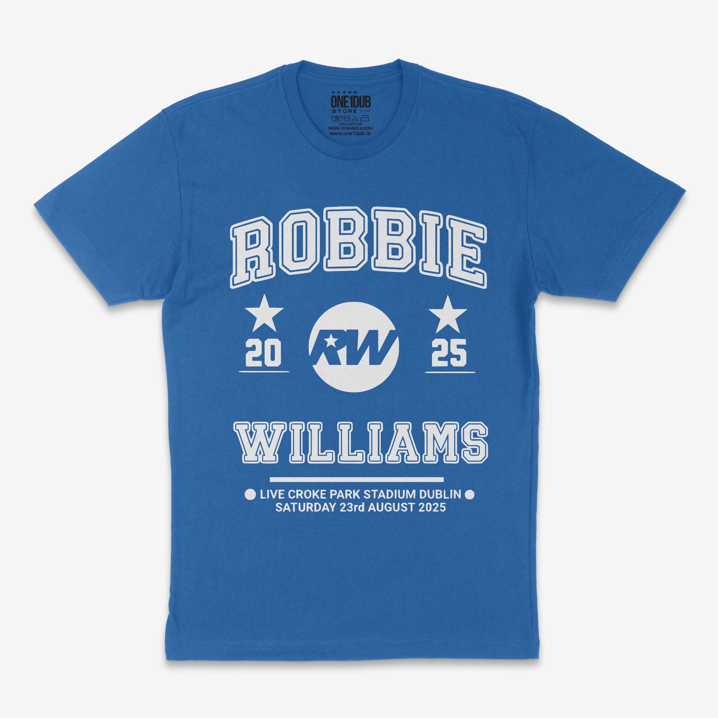 Robbie Live in Dublin 25 – 155g Fashion Tee