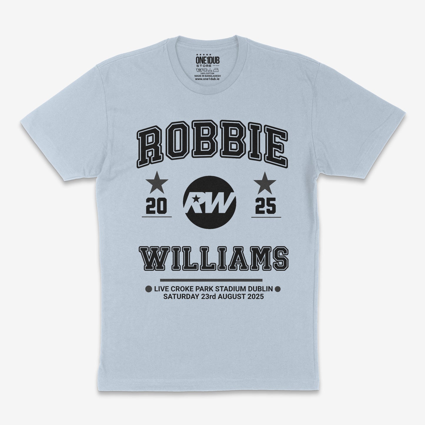Robbie Live in Dublin 25 – 155g Fashion Tee