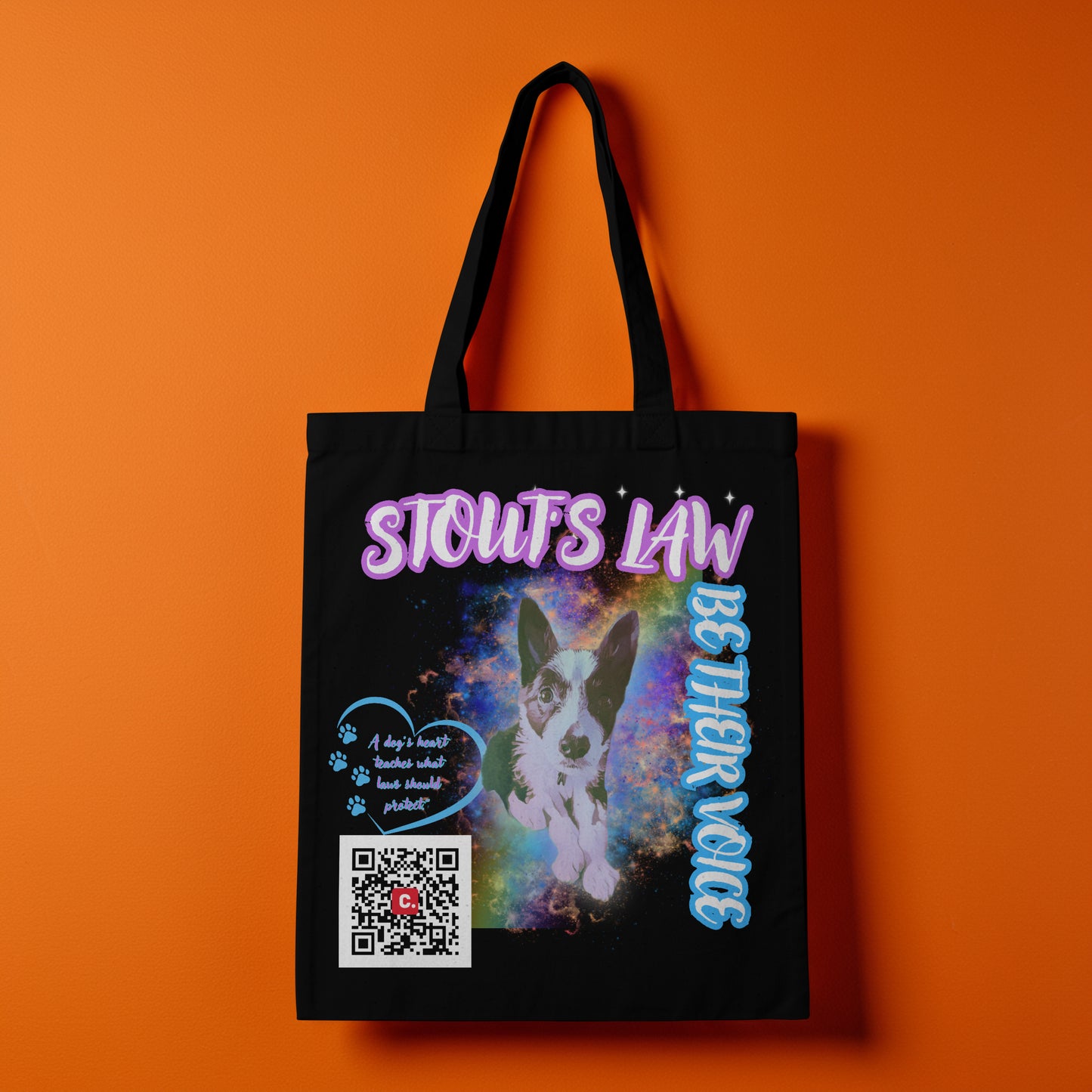Stout’s Law Charity Tote Bag — Be Their Voice