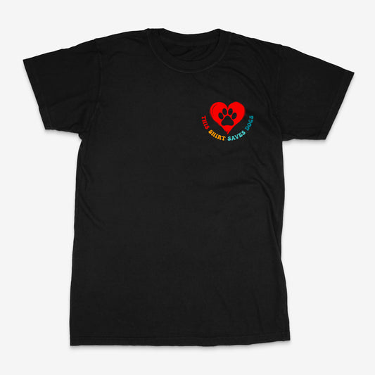 Stout’s Law Tee — This Shirt Saves Dogs (Front Chest + Full Back)