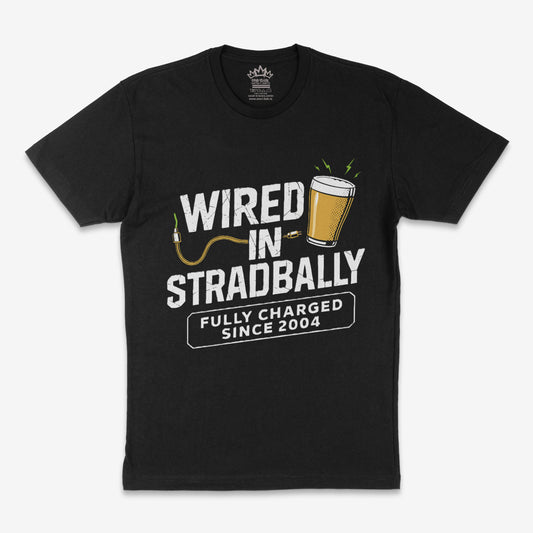 Wired in Stradbally T-Shirt – Fully Charged Since 2004