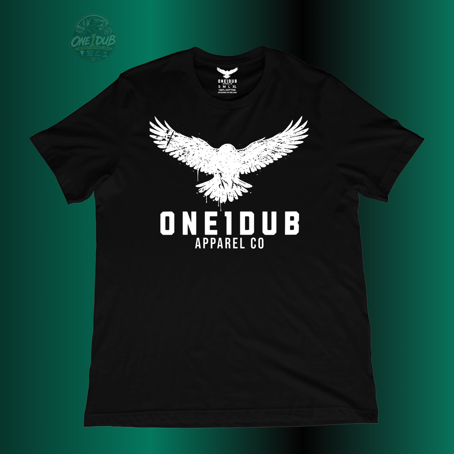 Raven Logo T-Shirt – Premium ONE1DUB Tee