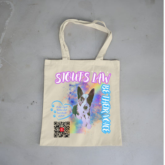 Stout’s Law Charity Tote Bag — Be Their Voice