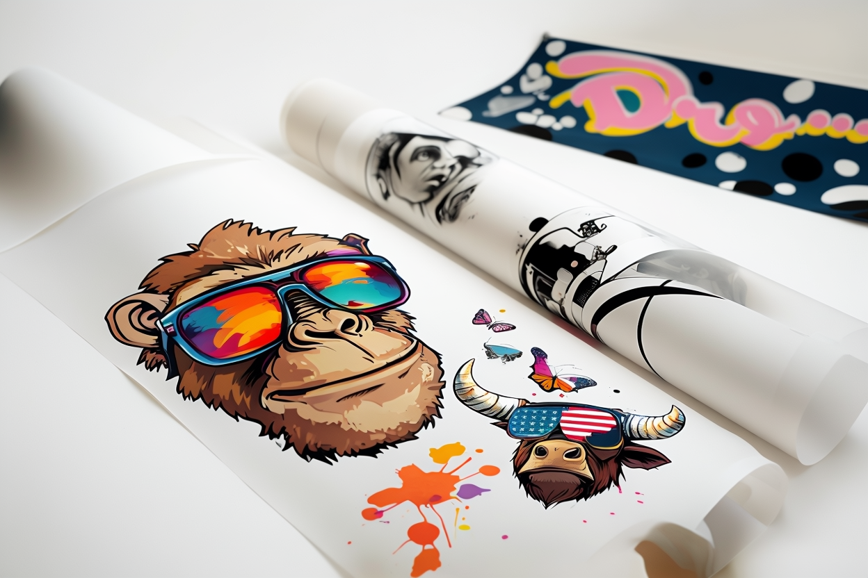CUSTOM A3 DTF SHEETS FOR HEAT PRESS – Vibrant & Durable Transfers - ONE1DUB