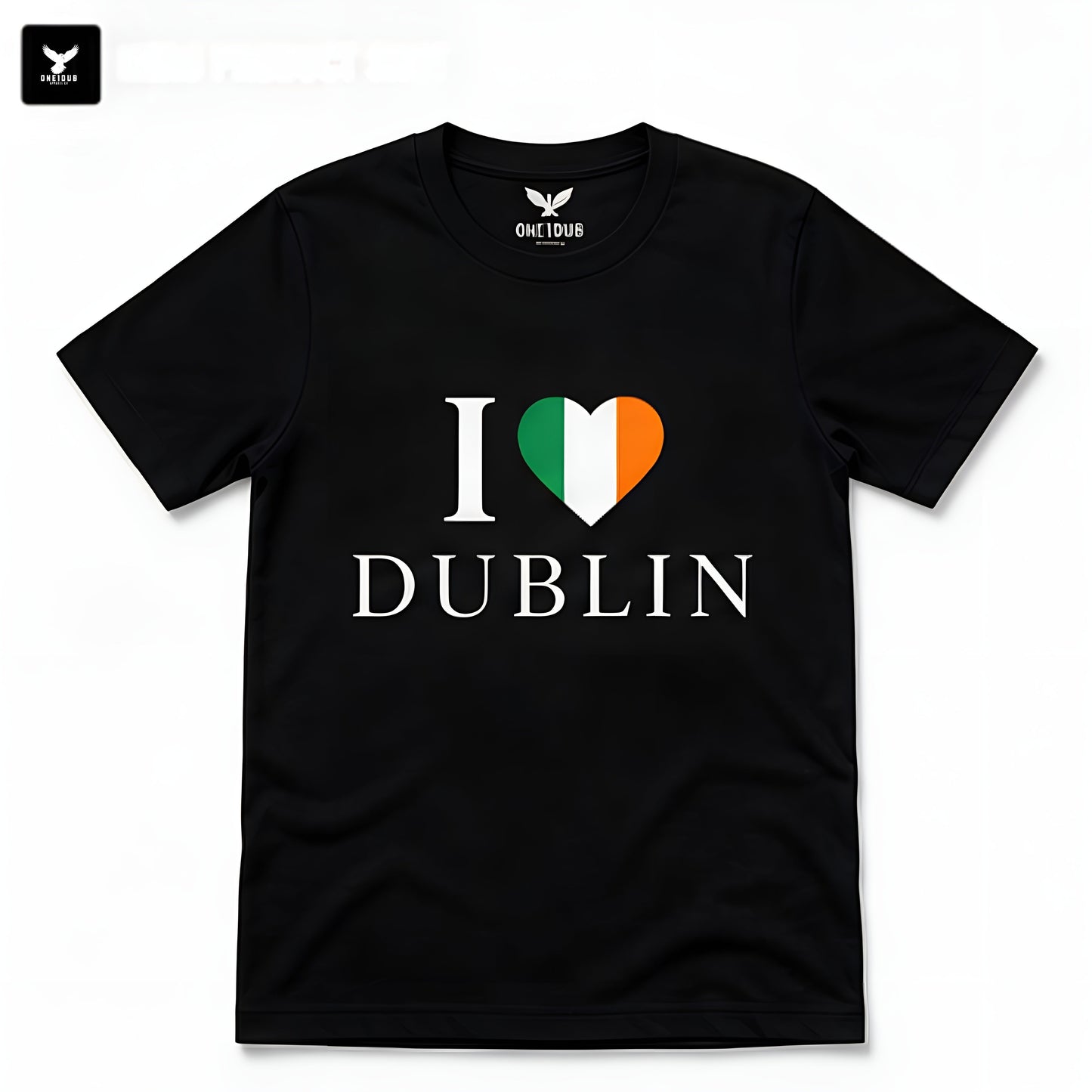 ONE1DUB black cotton t-shirt with